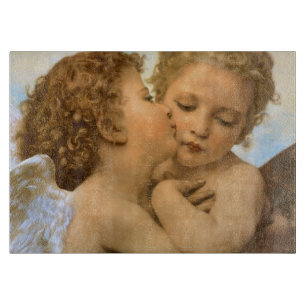 Första Kiss (ängeldetalj) av Bouguereau