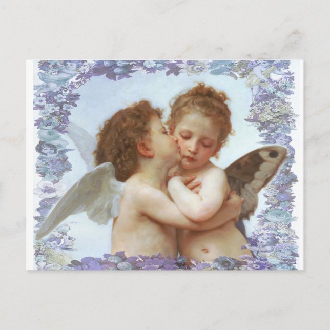 FÖRSTA KISS, C.1873 William Bourgeau Vykort (Framsida)