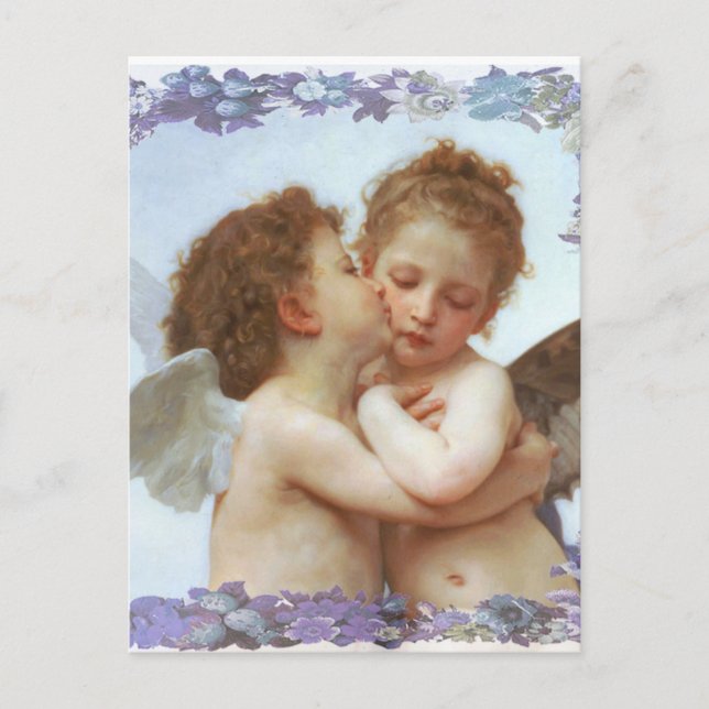 FÖRSTA KISS, C.1873 William Bourgeau Vykort (Framsida)