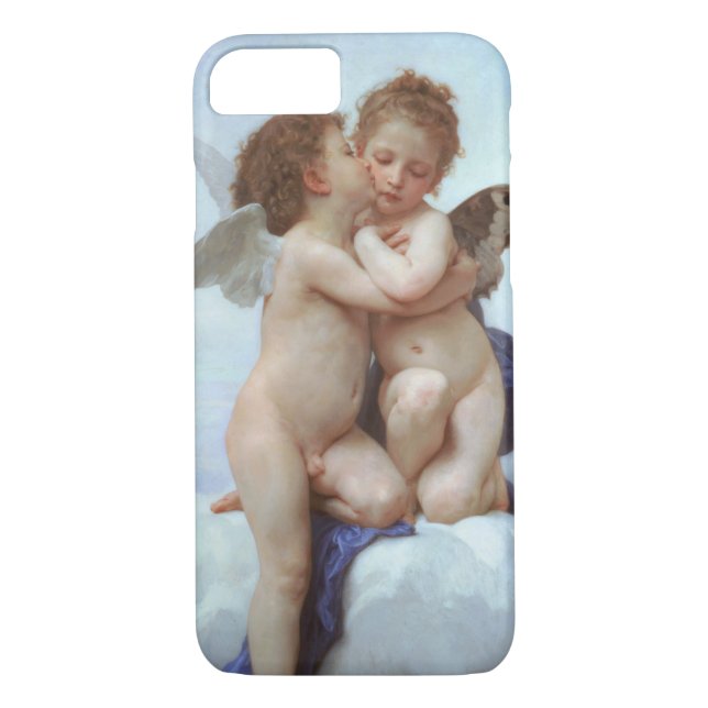 Första Kiss, Kärlek och Psyche, Bouguereau Case-Mate iPhone Skal (Baksida)