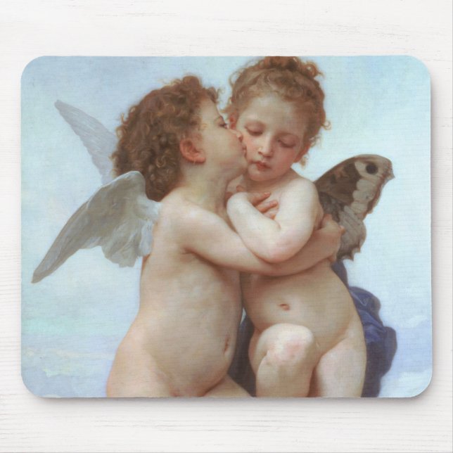 Första Kiss, Kärlek och Psyche, Bouguereau Musmatta (Framsidan)