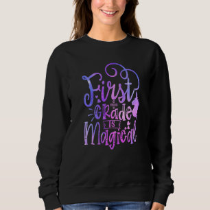 Första Klass är Back to school-flickan i Magic Uni T Shirt