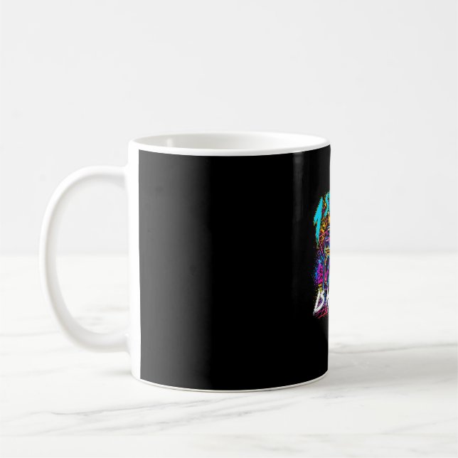 Första klass är jam retro tillbaka till skolan lär kaffemugg (Vänster)