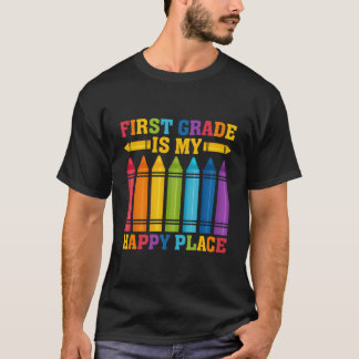 Första Klass är min Kindergarten Scho, som jag lär T Shirt