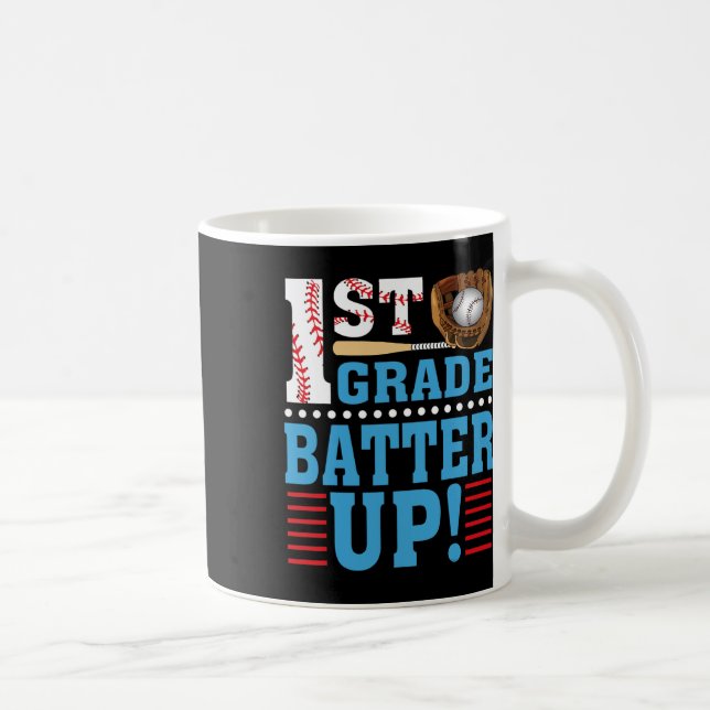 Första Klass Back to school 1:a Klass-batter uppåt Kaffemugg (Höger)