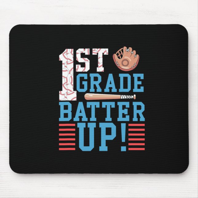 Första Klass Back to school 1:a Klass-batter uppåt Musmatta (Framsidan)