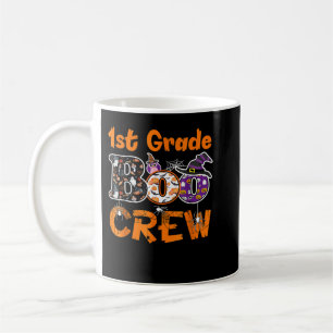 Första Klass Boo Crew Teacher Student Funny Hallow Kaffemugg