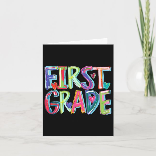 Första Klass-börsen, Back to school Lycklig, först Kort (Framsida)