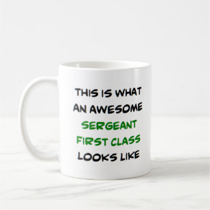 första klass, fantastisk kaffemugg