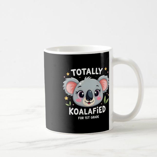 Första klass helt Koalafierad Tillbaka till skolan Kaffemugg (Höger)