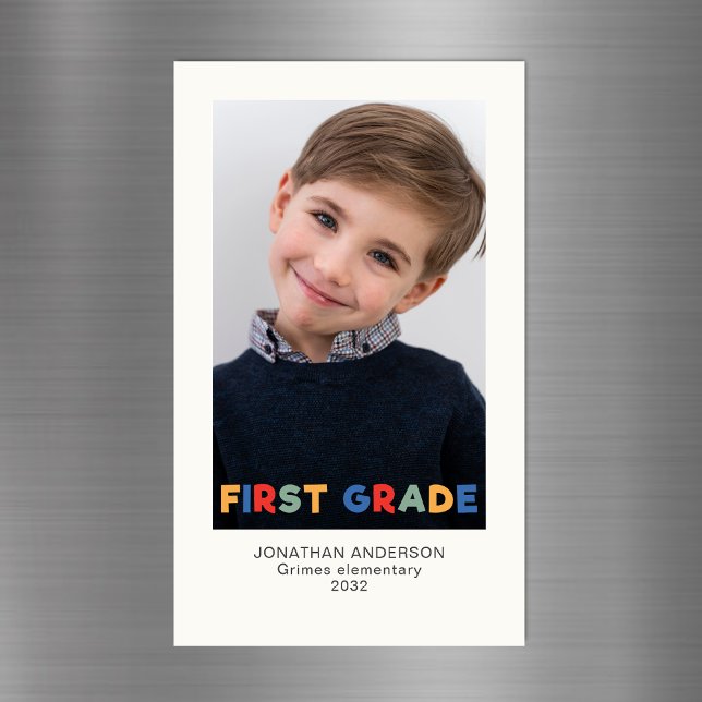 Första Klass Keepsaké Photo Magnet (Skapare uppladdad)