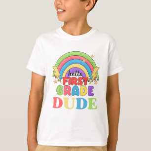 Första Klass Killen Tillbaka till Skolan T Shirt