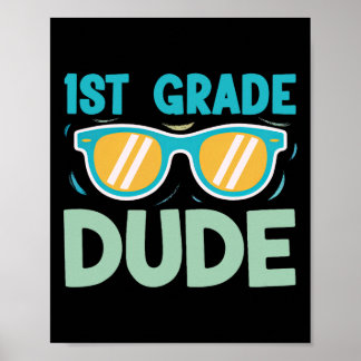 Första Klass-klubben Boys Kids Back to school Team Poster