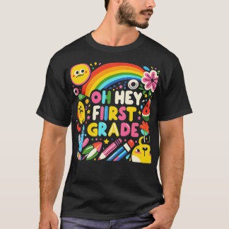 Första Klass-läraren barn första skoldagen T Shirt