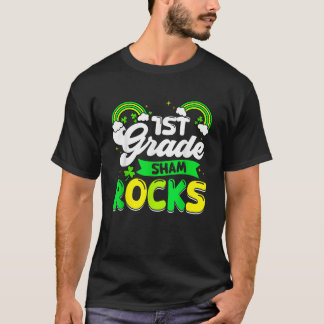 Första Klass Lucky Teacher 1st Klass Shamrock St P T Shirt