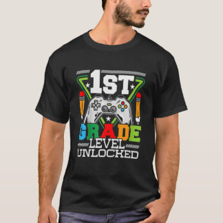 Första Klass-nivån olåst - första skoldagen vid T Shirt