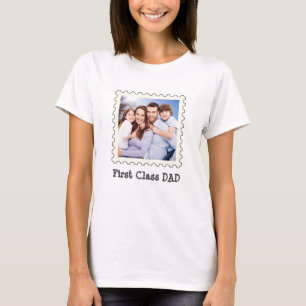 Första KLASS-PAPPA, bästa Pappa någonsin, fyrkanti T Shirt