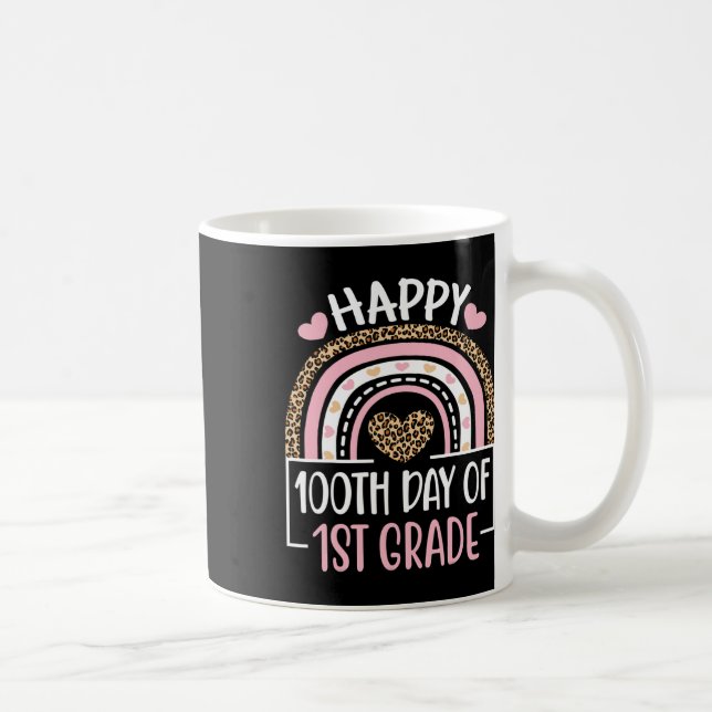 Första Klass-Roligtens dag 100 dagar för skollärar Kaffemugg (Höger)