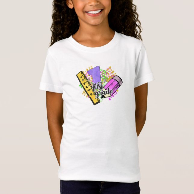 Första Klass Shirt, första Klass Shirt. T Shirt (Framsida)