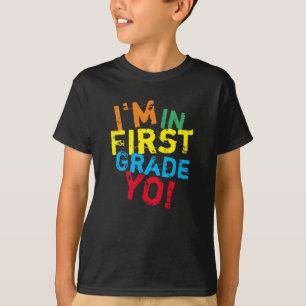 Första Klass Shirt Yo! Grundskola T