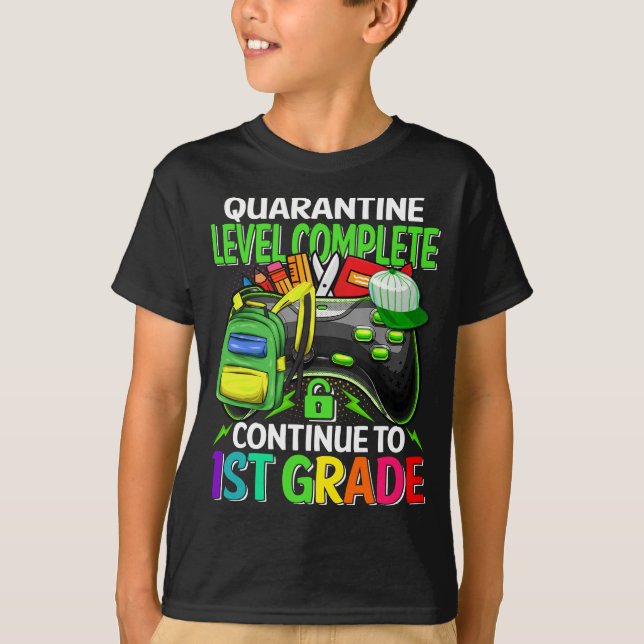 Första Klass-spelet Back to school T-Shirt (Framsida)