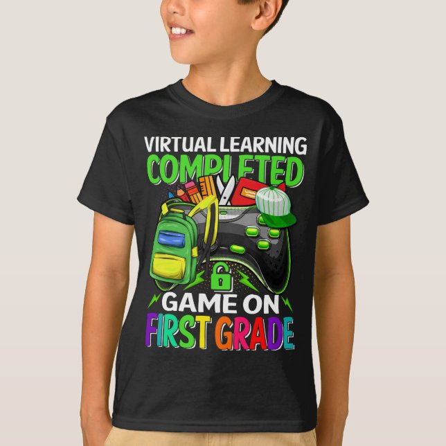 Första Klass-spelet Back to school T-Shirt (Framsida)