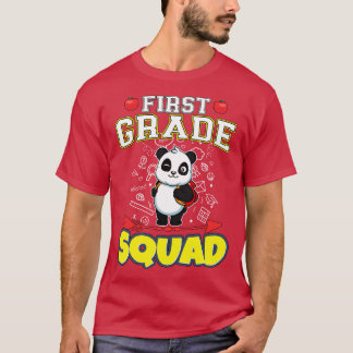 Första Klass Squad Funny Elementary Primary School T Shirt