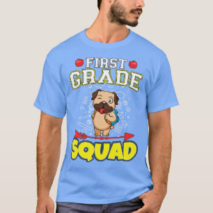 Första Klass Squad Funny Elementary Primary School T Shirt