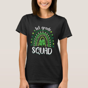 Första Klass Squad Teacher Rainbow St Patricku2019 T Shirt