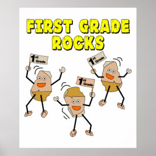 Första Klass Sten Poster