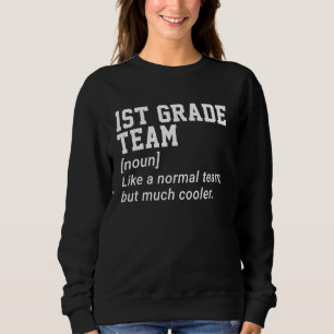 Första Klass-teamet Funny Definition Back to schoo T Shirt