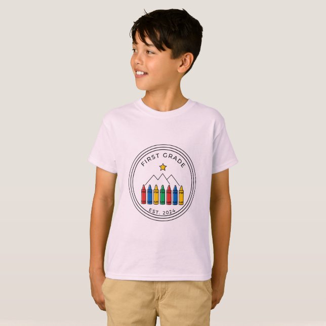 Första Klass Tröja | Krita Skog Berg Design (Hel framsida)