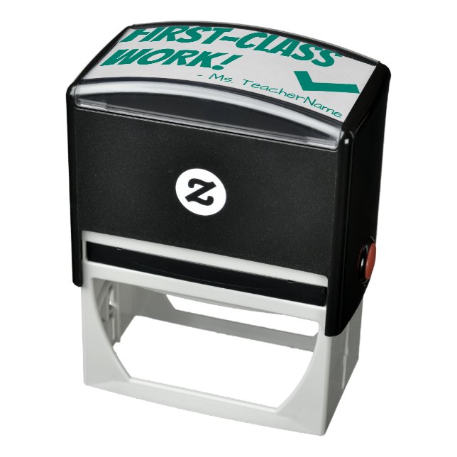 "FÖRSTA KLASSARBETET!" Bekräftelse Rubber Frimärke Självfärgande Stämpel (Produkt)