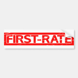 Första klassens Frimärke Bildekal