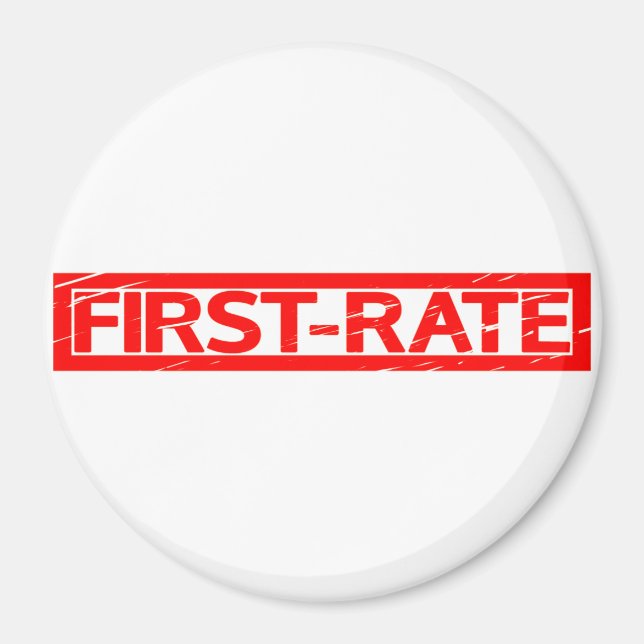 Första klassens Frimärke Magnet (Framsidan)