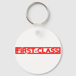 Första klassens Frimärke Nyckelring