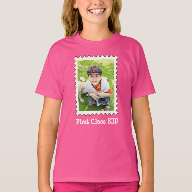 Första klassens KID-foto, bästa Kid någonsin, anpa T Shirt (Framsida)