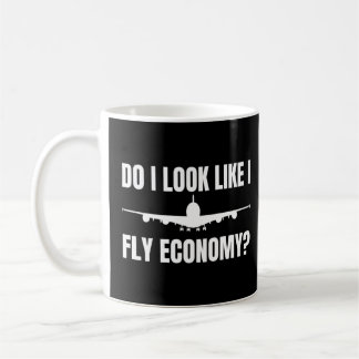 Första klassens Luft-resa ser jag ut som om jag fl Kaffemugg