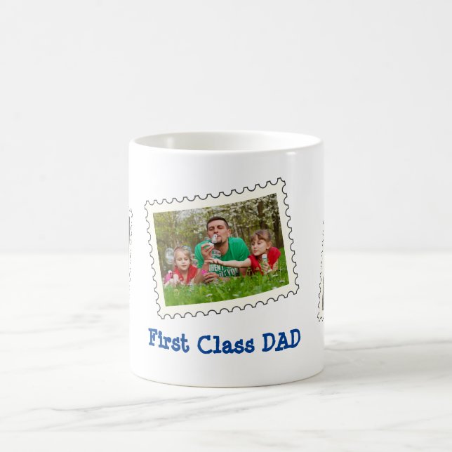 Första klassens PAPPA Best Pappa någonsin, anpassn Kaffemugg (Center)