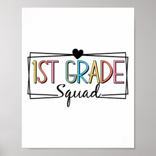 Första Klassens Trupp Lärare Barn 1:a Klass Ck Til Poster