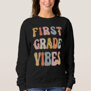 Första Klassens Vibrationer Första Dagen Tillbaka T Shirt