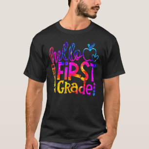 Första klasslärare första dagen tillbaka till skol t shirt
