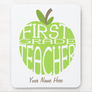 Första klasslärare Mousepad - gröna Apple Musmatta