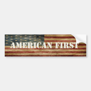 Första klistermärke för amerikan