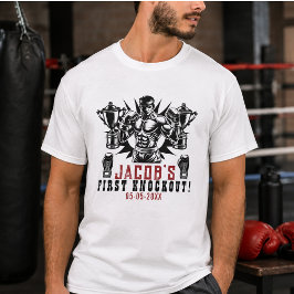 Första knockoutboxningsfödelsedagsfesten t shirt