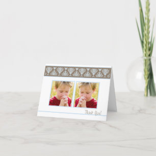 Första kommissionen, Christening Photo Tack Kort