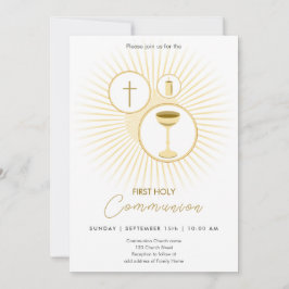 Första kommissionen Guld med Chalice, inbjudan