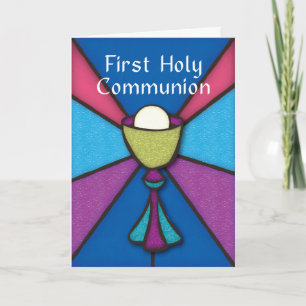 Första kommunala Grattisar och Blessings-glas Kort