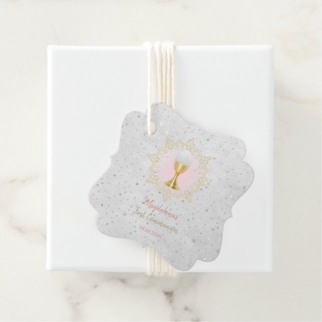 Första kommunalflicka gåvor etiketter (På plats)