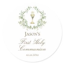 Första kommunens schalice vapensköld greenery